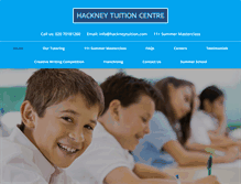 Tablet Screenshot of hackneytuition.com